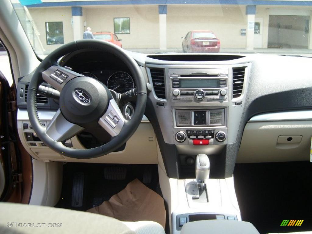 2011 Subaru Outback 2.5i Premium Wagon Warm Ivory Dashboard Photo #48951250