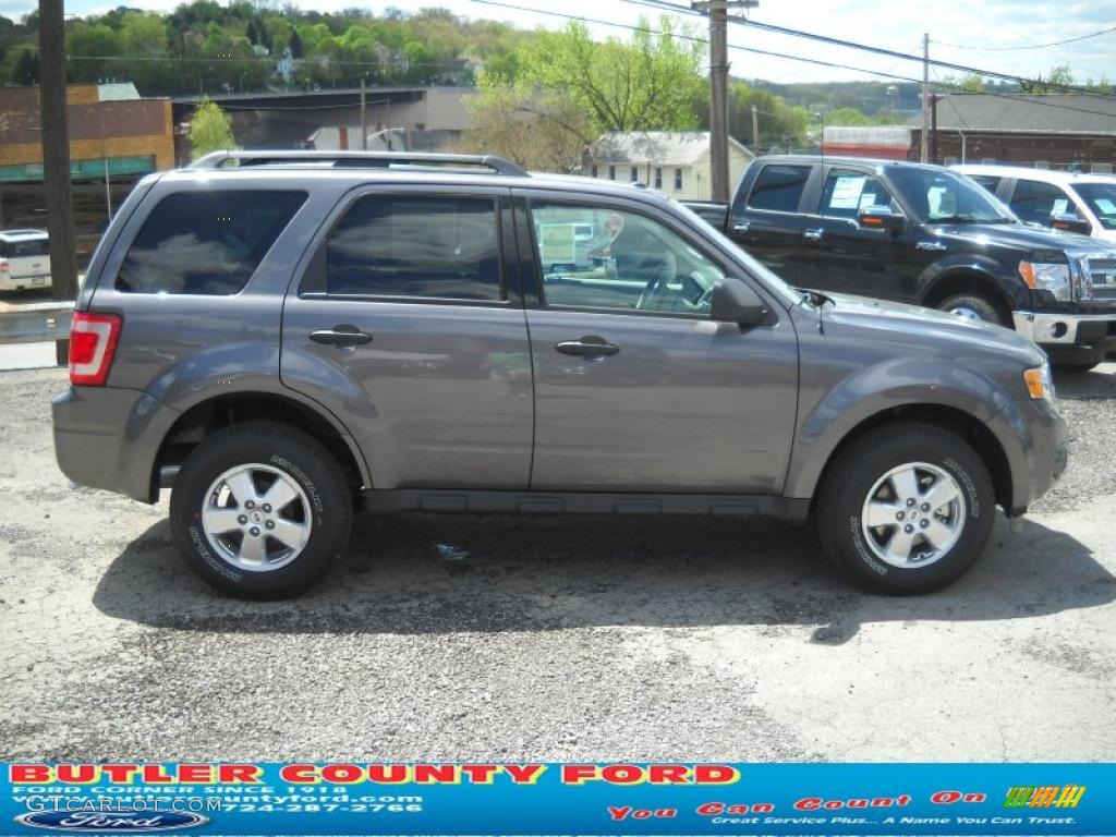 2011 Escape XLT V6 4WD - Sterling Grey Metallic / Stone photo #2