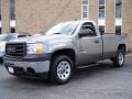 2008 Steel Gray Metallic GMC Sierra 1500 Regular Cab  photo #1