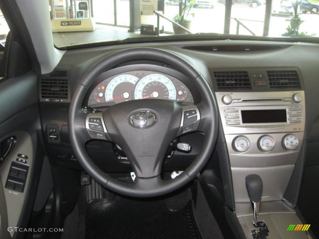 2011 Toyota Camry SE Dark Charcoal Steering Wheel Photo #48953893
