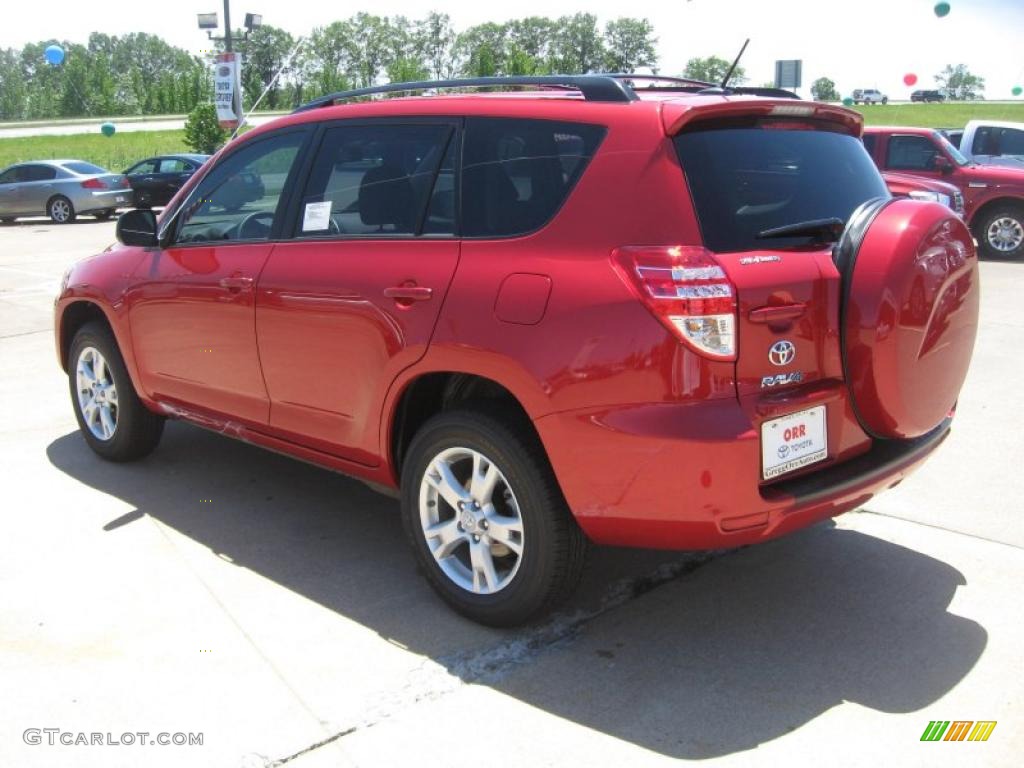 2011 RAV4 I4 - Barcelona Red Metallic / Ash photo #5