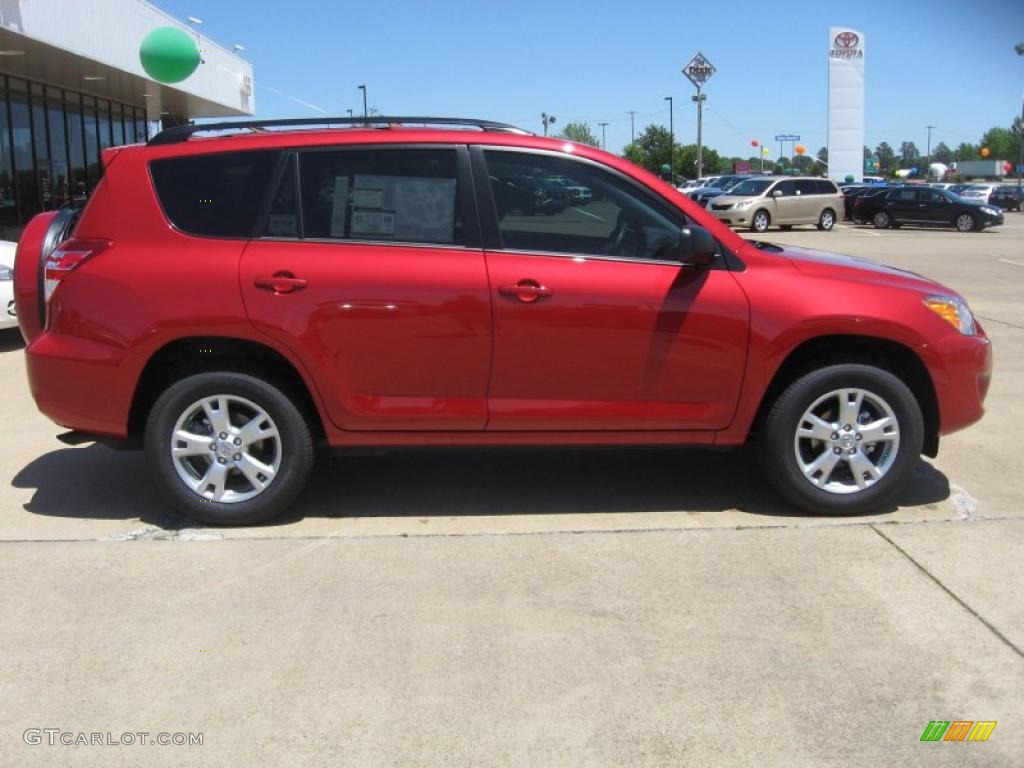 2011 RAV4 I4 - Barcelona Red Metallic / Ash photo #8