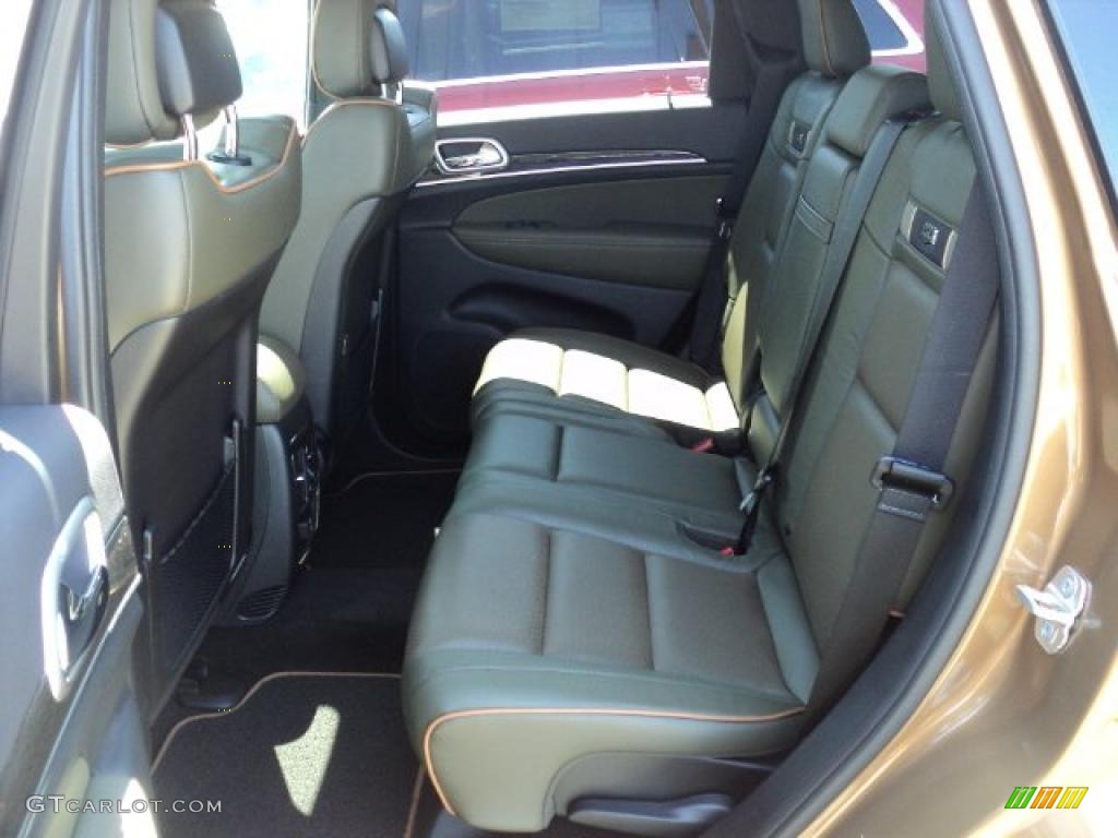 Black/Dark Olive Interior 2011 Jeep Grand Cherokee Laredo X 70th Anniversary 4x4 Photo #48954250