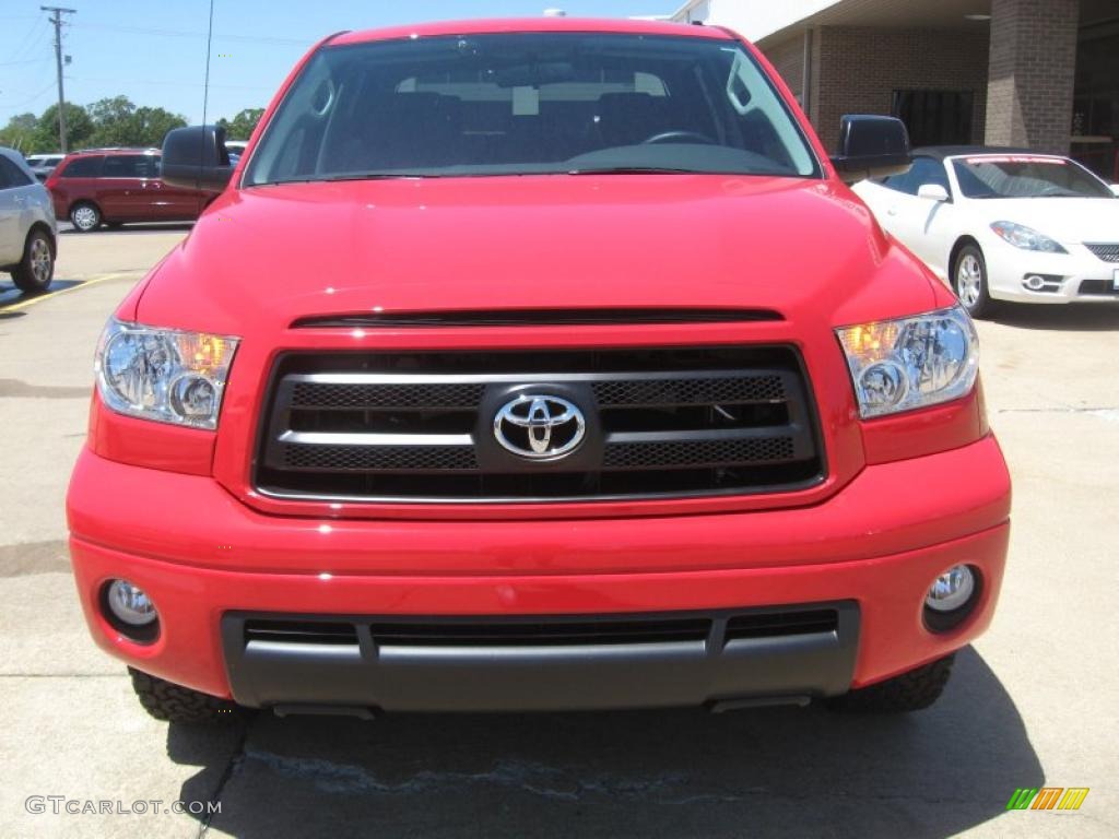 2011 Tundra TRD Rock Warrior CrewMax 4x4 - Radiant Red / Black photo #2