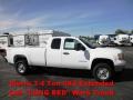 Summit White - Sierra 2500HD Work Truck Extended Cab 4x4 Photo No. 1