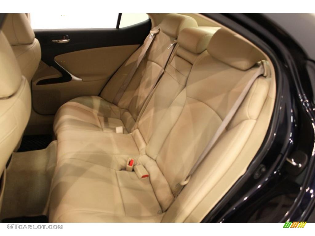 2007 IS 250 AWD - Black Sapphire Pearl / Cashmere photo #18