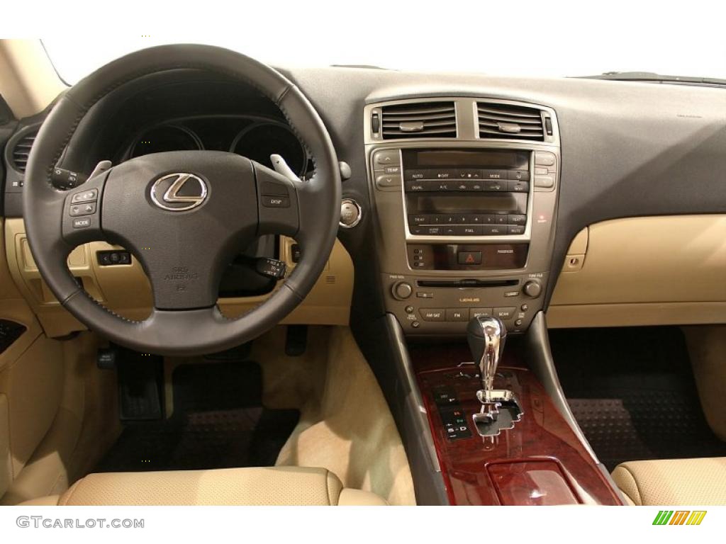 2007 IS 250 AWD - Black Sapphire Pearl / Cashmere photo #19