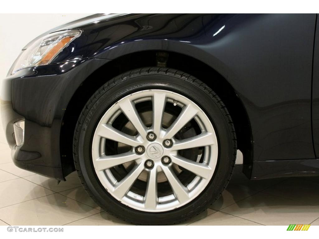 2007 IS 250 AWD - Black Sapphire Pearl / Cashmere photo #22