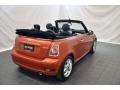 2011 Spice Orange Metallic Mini Cooper Convertible  photo #2