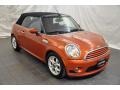 2011 Spice Orange Metallic Mini Cooper Convertible  photo #16