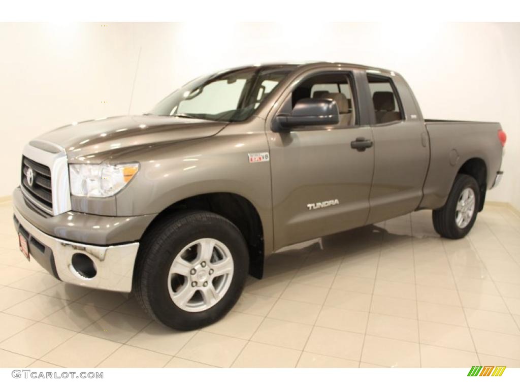 2008 Tundra SR5 Double Cab 4x4 - Pyrite Mica / Beige photo #3