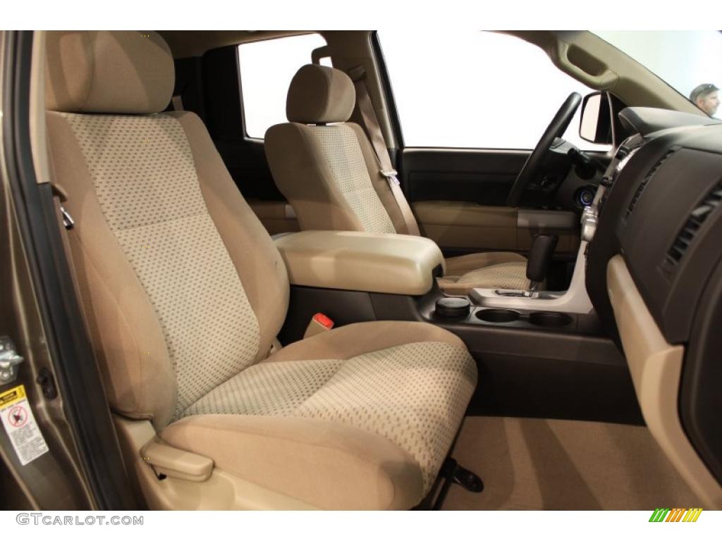 2008 Tundra SR5 Double Cab 4x4 - Pyrite Mica / Beige photo #10