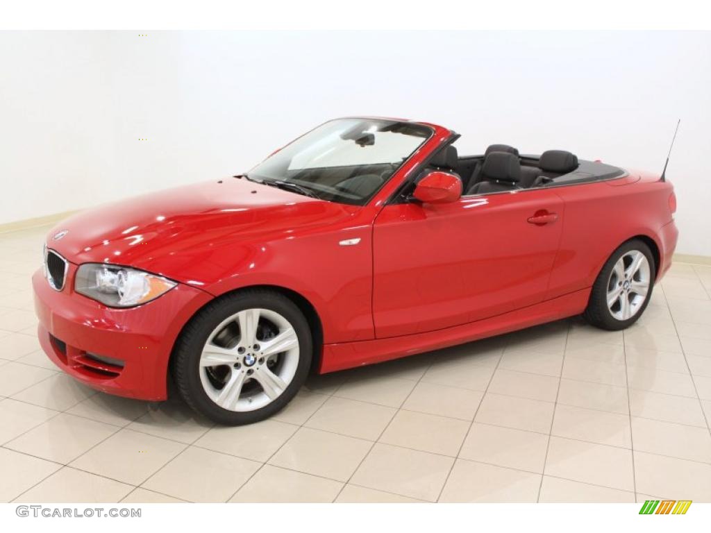 Crimson Red 2010 BMW 1 Series 128i Convertible Exterior Photo #48957754