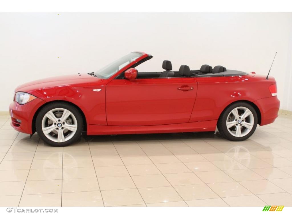 Crimson Red 2010 BMW 1 Series 128i Convertible Exterior Photo #48957769