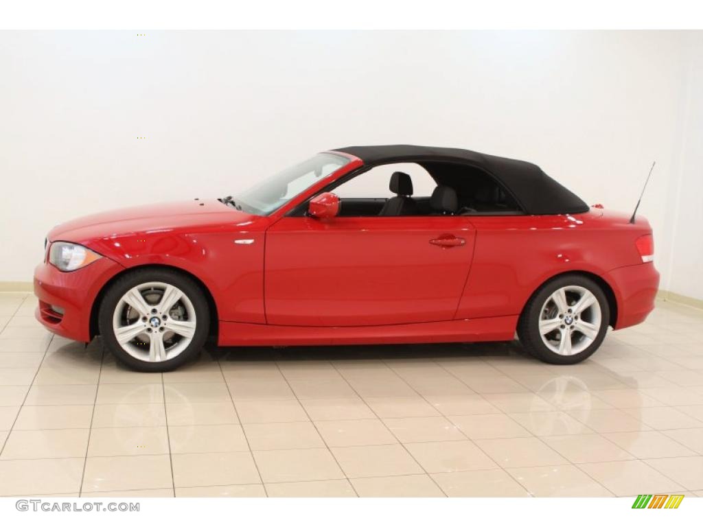 2010 1 Series 128i Convertible - Crimson Red / Black Boston Leather photo #5