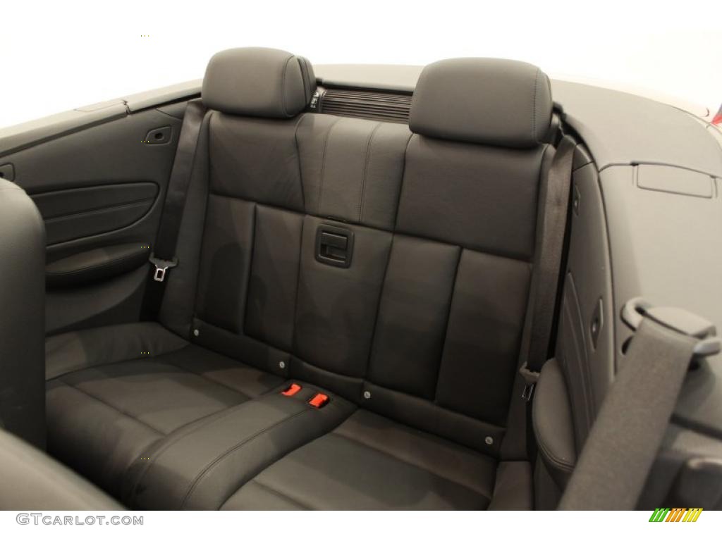 Black Boston Leather Interior 2010 BMW 1 Series 128i Convertible Photo #48957928