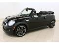 2010 Midnight Black Metallic Mini Cooper S Convertible  photo #3