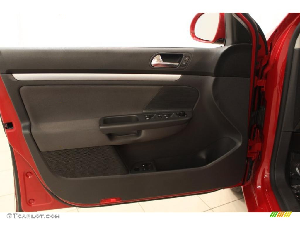 2009 Volkswagen Jetta S Sedan Anthracite Door Panel Photo #48959014