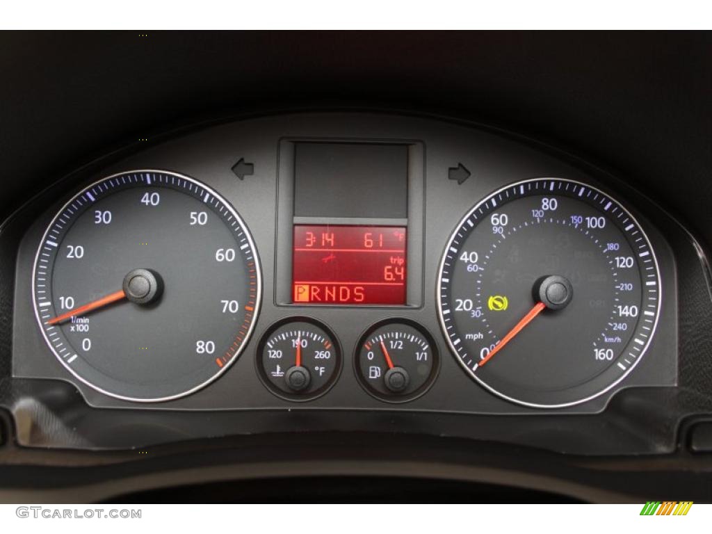 2009 Volkswagen Jetta S Sedan Gauges Photo #48959059