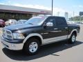 2010 Brilliant Black Crystal Pearl Dodge Ram 1500 Laramie Crew Cab  photo #1