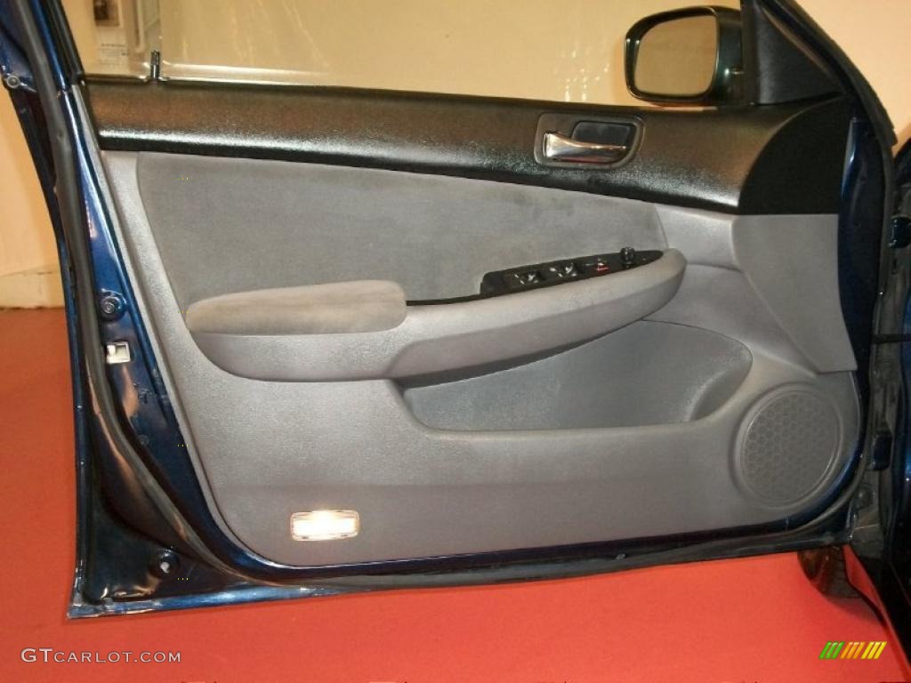 2007 Accord SE Sedan - Royal Blue Pearl / Gray photo #8