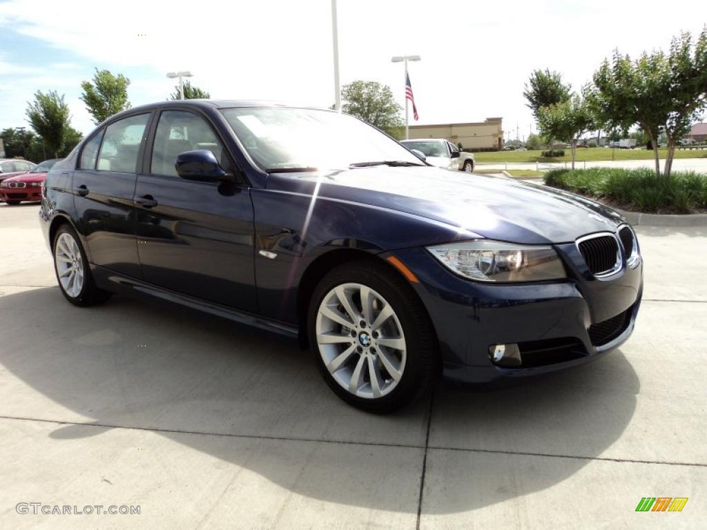 2011 3 Series 328i Sedan - Deep Sea Blue Metallic / Oyster/Black Dakota Leather photo #2