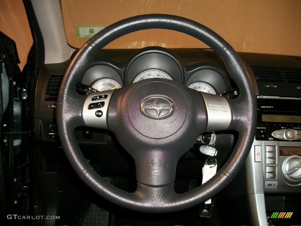 2006 Scion tC Standard tC Model Dark Charcoal Steering Wheel Photo #48960301