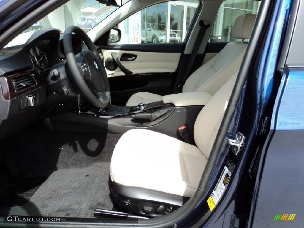 2011 3 Series 328i Sedan - Deep Sea Blue Metallic / Oyster/Black Dakota Leather photo #7