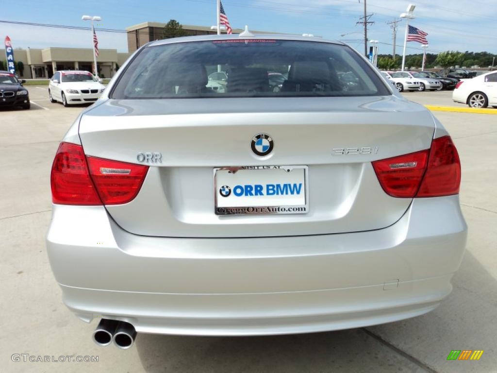2011 3 Series 328i Sedan - Titanium Silver Metallic / Black photo #6