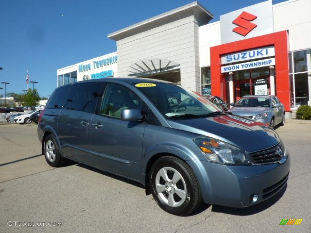 2008 Quest 3.5 - Lakeshore Blue Metallic / Gray photo #1