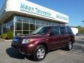 2008 Dark Cherry Pearl Honda Pilot EX 4WD  photo #1