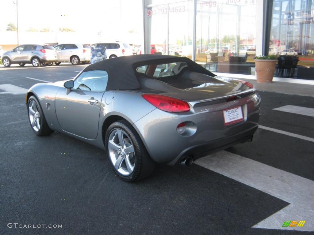 2007 Solstice GXP Roadster - Sly Gray / Ebony photo #3