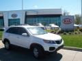 2011 Snow White Pearl Kia Sorento LX AWD  photo #1