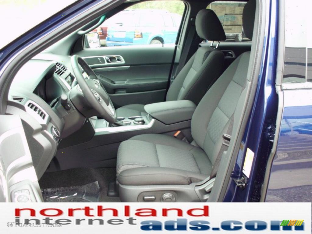 2011 Explorer XLT 4WD - Kona Blue Metallic / Charcoal Black photo #9