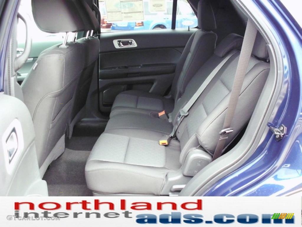 2011 Explorer XLT 4WD - Kona Blue Metallic / Charcoal Black photo #13