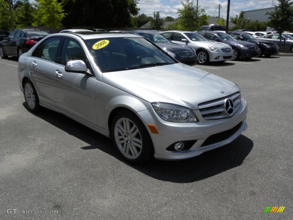 2008 C 300 Sport - Iridium Silver Metallic / Grey/Black photo #1