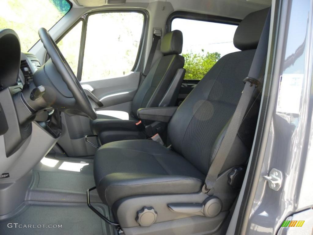 Black Interior 2011 Mercedes-Benz Sprinter 2500 Passenger Van Photo #48963989