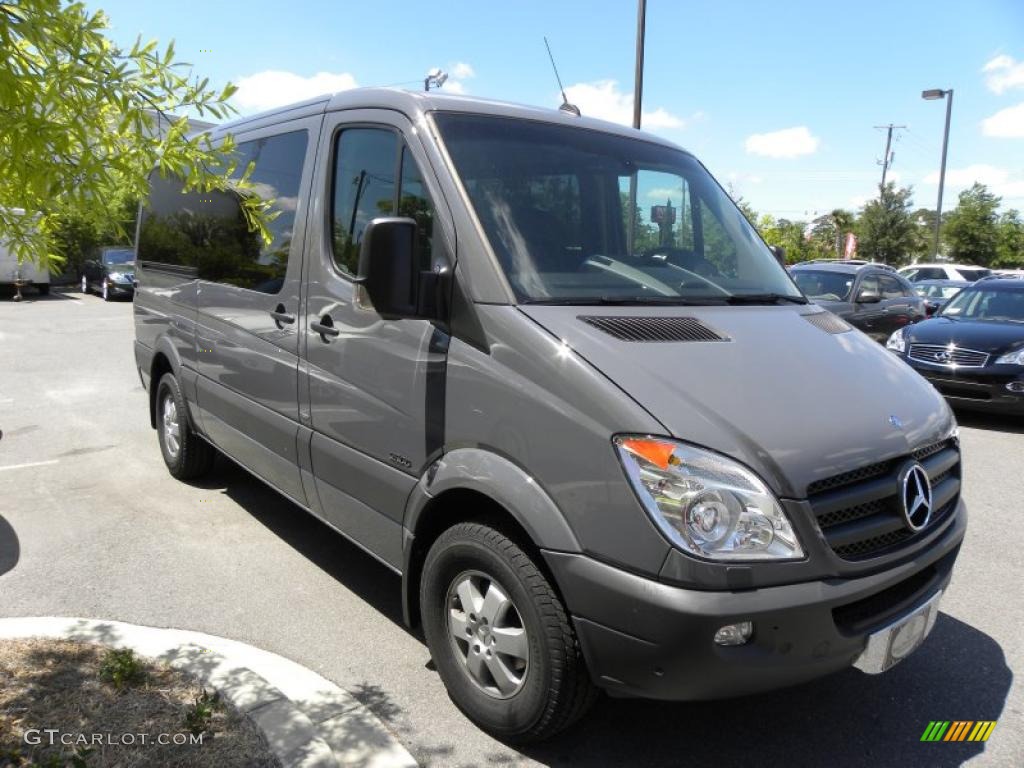 Graphite Gray 2011 Mercedes-Benz Sprinter 2500 Passenger Van Exterior Photo #48964115