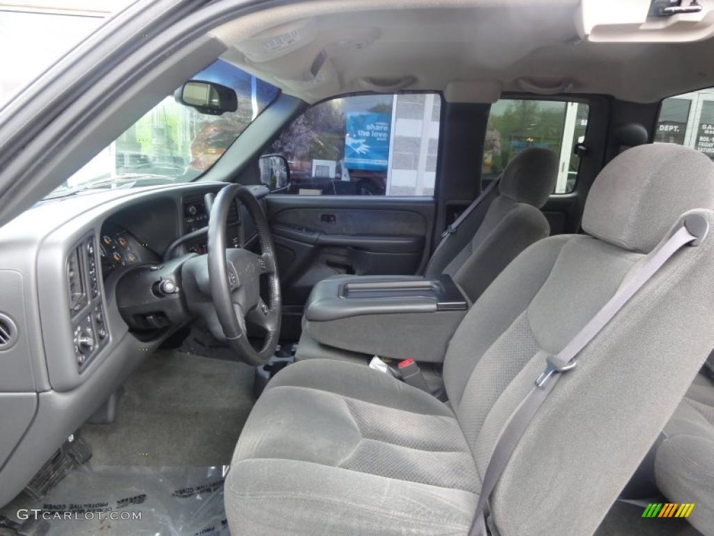 2003 Silverado 1500 Z71 Extended Cab 4x4 - Black / Dark Charcoal photo #13