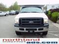 2006 Oxford White Ford F350 Super Duty XL Regular Cab 4x4 Dump Truck  photo #3