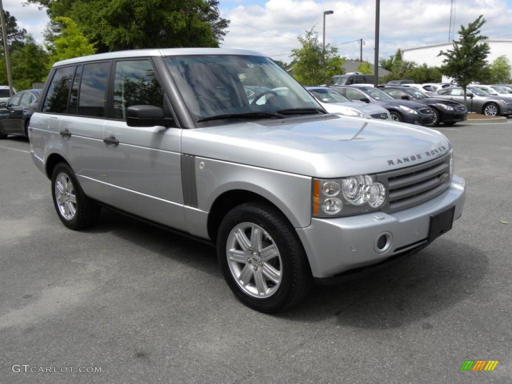 Zermatt Silver Metallic 2008 Land Rover Range Rover V8 HSE Exterior Photo #48965879