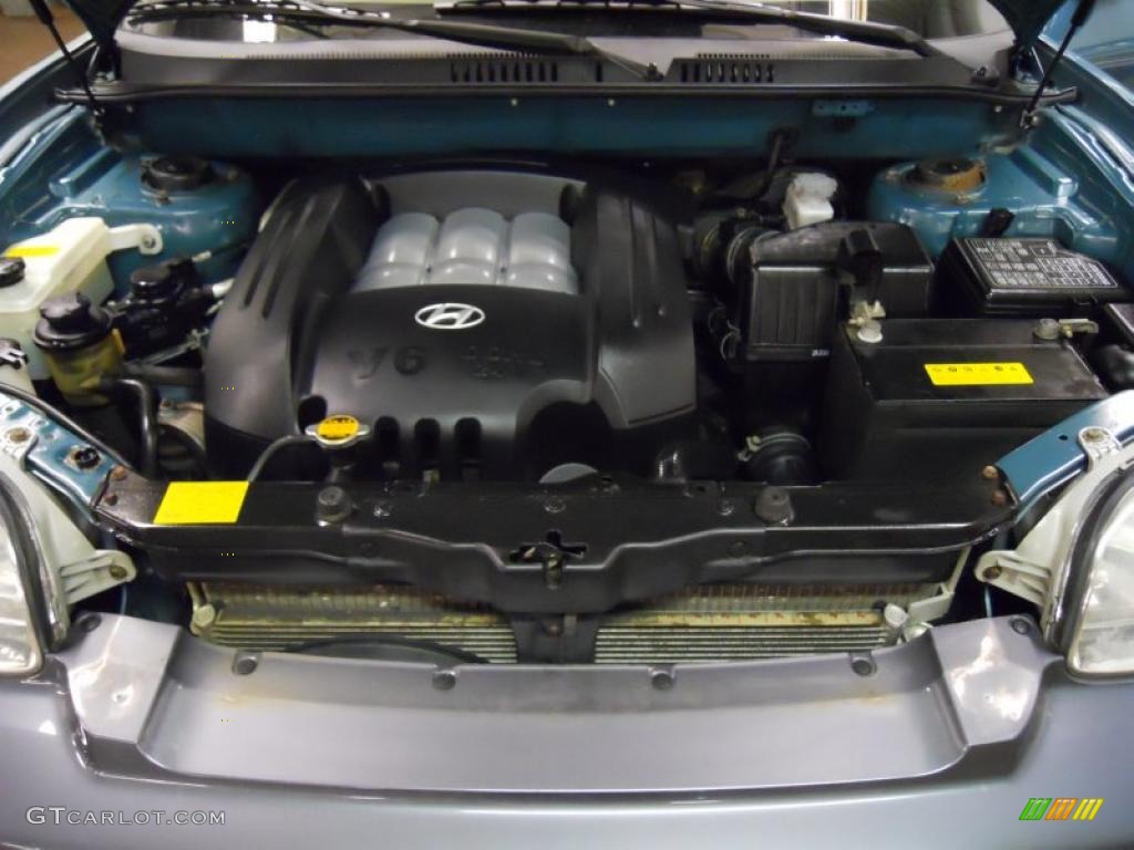 2003 Hyundai Santa Fe GLS 4WD 2.7 Liter DOHC 24-Valve V6 Engine Photo #48966014