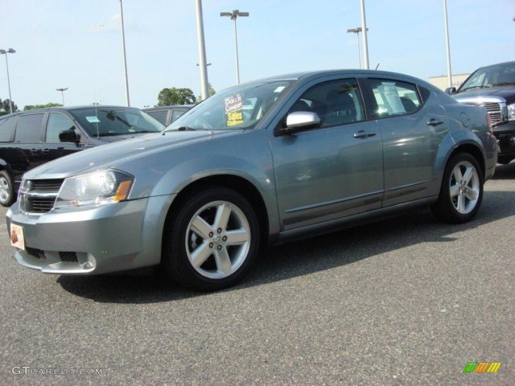 2008 Avenger R/T - Silver Steel Metallic / Dark Slate Gray/Light Slate Gray photo #2