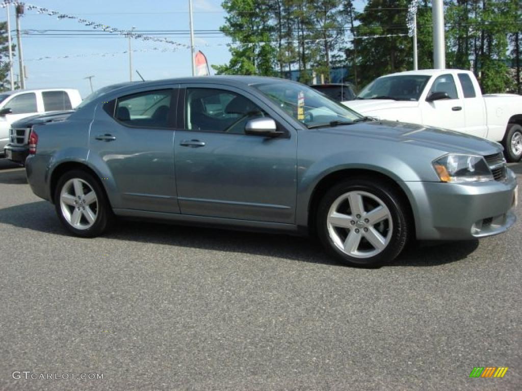 2008 Avenger R/T - Silver Steel Metallic / Dark Slate Gray/Light Slate Gray photo #5