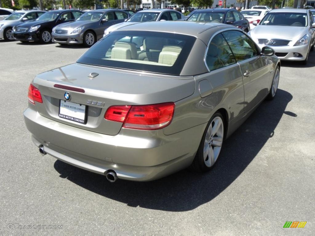 2008 3 Series 335i Convertible - Platinum Bronze Metallic / Cream Beige photo #12