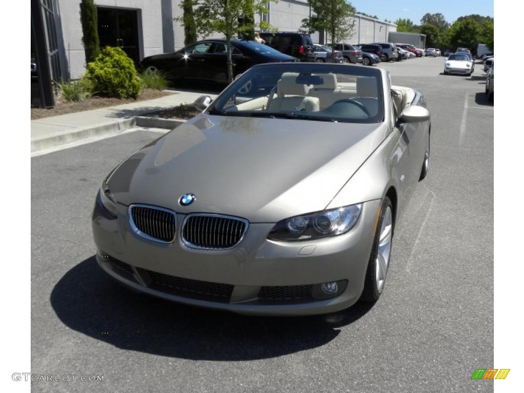 2008 3 Series 335i Convertible - Platinum Bronze Metallic / Cream Beige photo #26