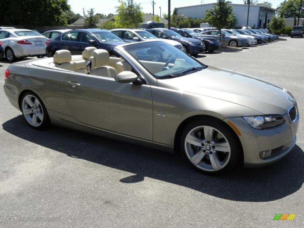 2008 3 Series 335i Convertible - Platinum Bronze Metallic / Cream Beige photo #27