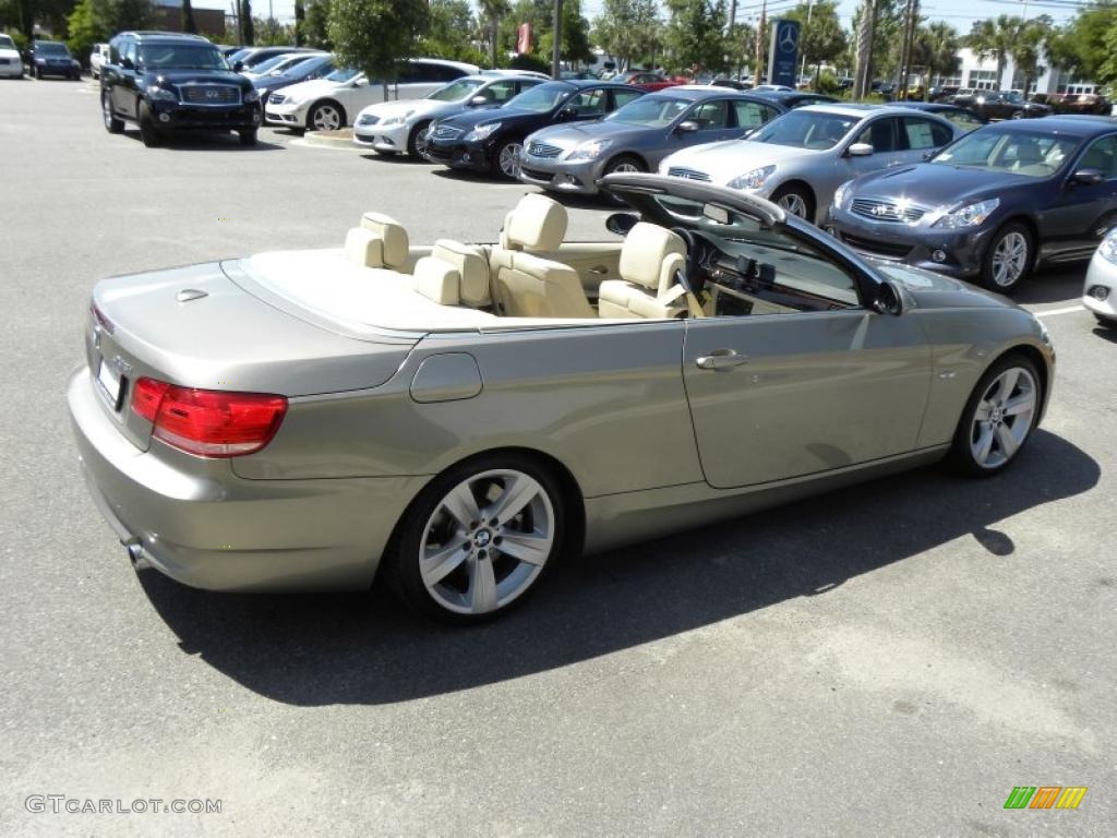 2008 3 Series 335i Convertible - Platinum Bronze Metallic / Cream Beige photo #28