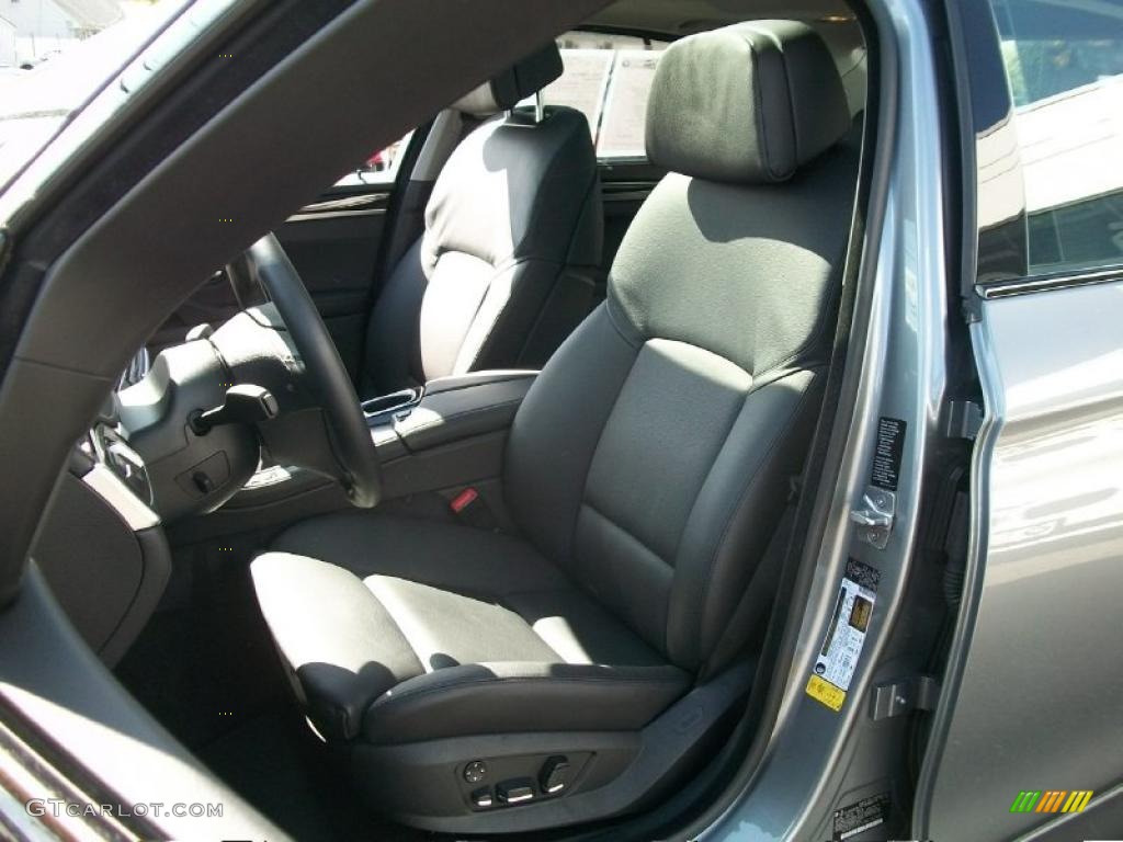 Black Interior 2011 BMW 5 Series 535i Sedan Photo #48967946