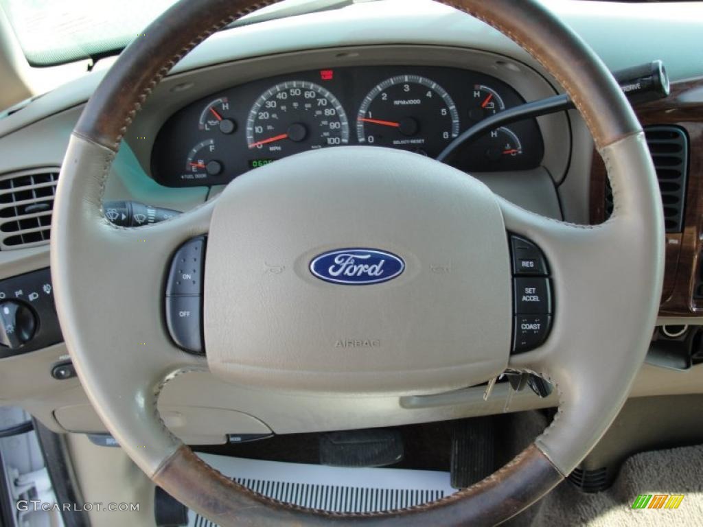 2003 F150 King Ranch SuperCrew - Oxford White / Castano Brown Leather photo #44